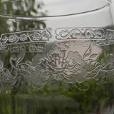 Set of 6 ARQUES crystal red wine glasses. Matignon model.