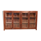 Ancienne enfilade, vitrine en teck birman