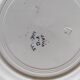 Set of 6 dinner plates in Terre de fer earthenware, blue color
