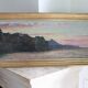 Marius Reynaud painting "Algerian Coast at Sunset"
