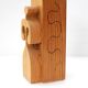Puzzle in wood sculpture by Gunnar Kanevad for Gamla Linköping, Sweden, 1962.