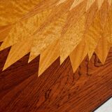 Inlaid rosewood coffee table