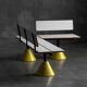 Modular postmodern seating system, Italy, 1980s
