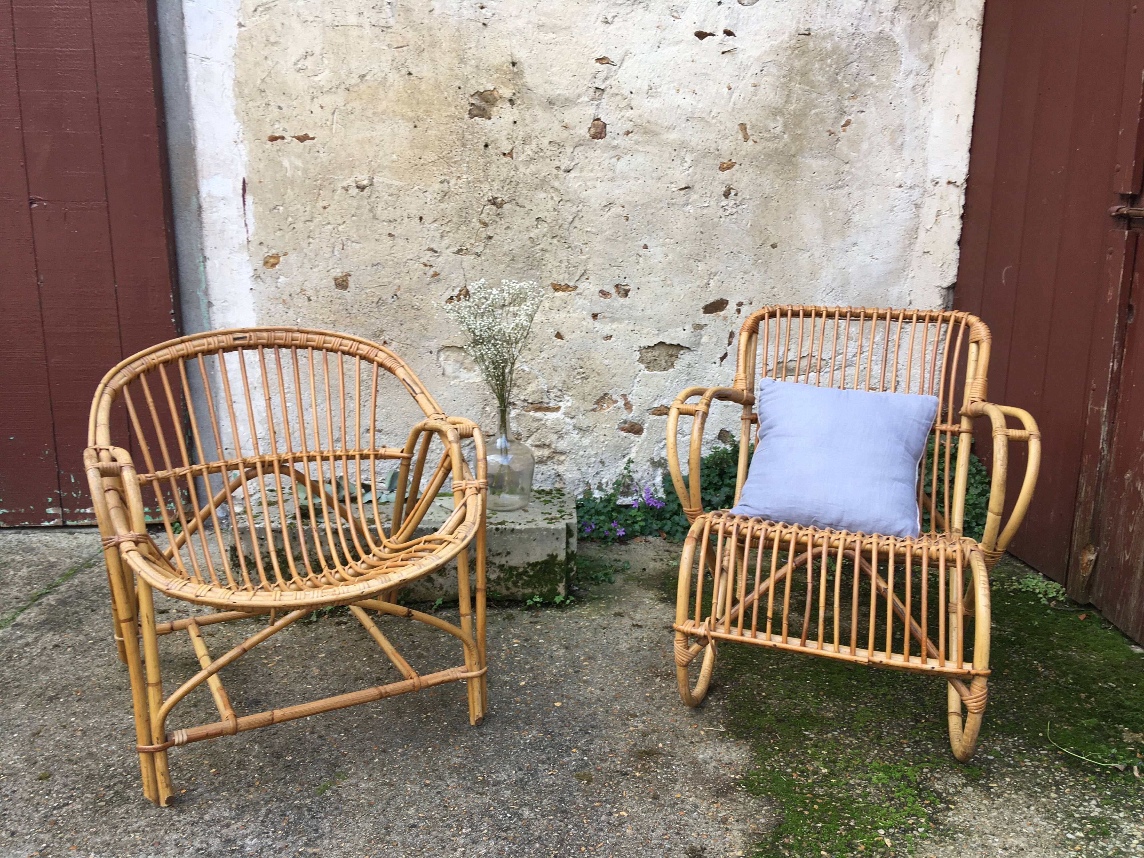 Vintage rattan chair