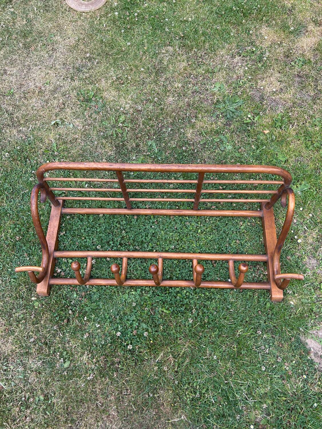 1900s bistro wall coat rack