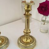 A pair of Gilt Bronze Candlesticks