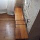 String shelves metal and wood structure