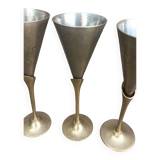 Brass and metal champagne cup