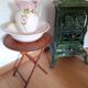 Old folding side table