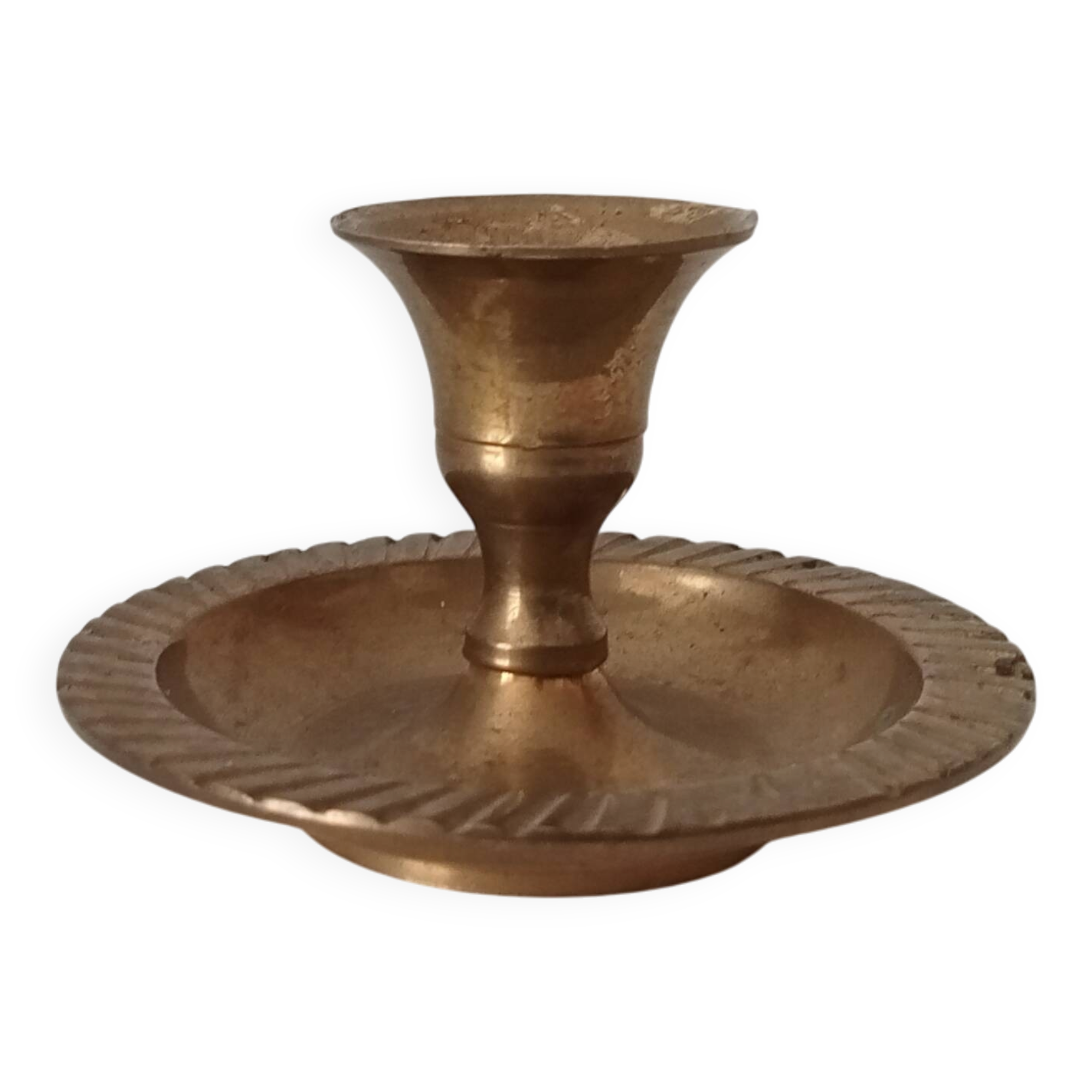 Vintage brass candle holder