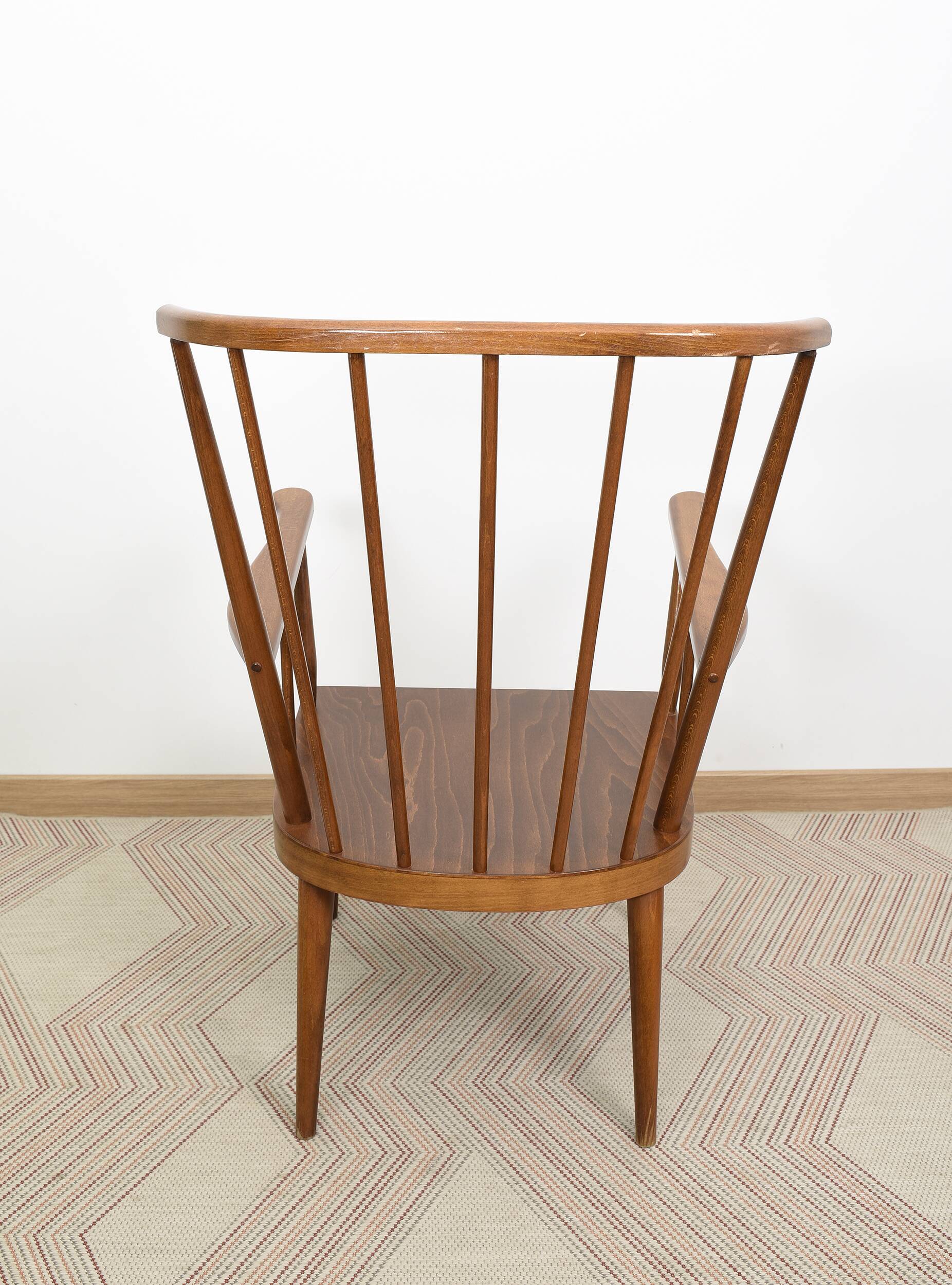 Fan armchairs signed armchair baumann