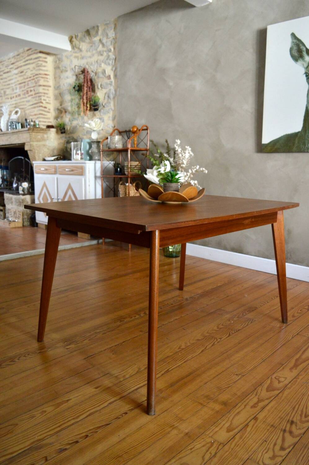 Table vintage style scandinave