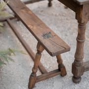 Table and benches set