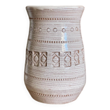 Cracked ceramic vase after Jean Besnard