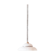 White opaline glass Clichy lamp, vintage pendant light