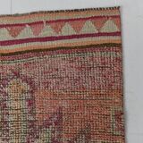 2x12 shades of pale orange vintage runner rug