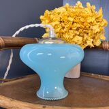 Cintage opaline blue pendant lamp