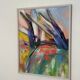 Swedish Oil on Canvas – “komposition” by Peter Trosell – 2006