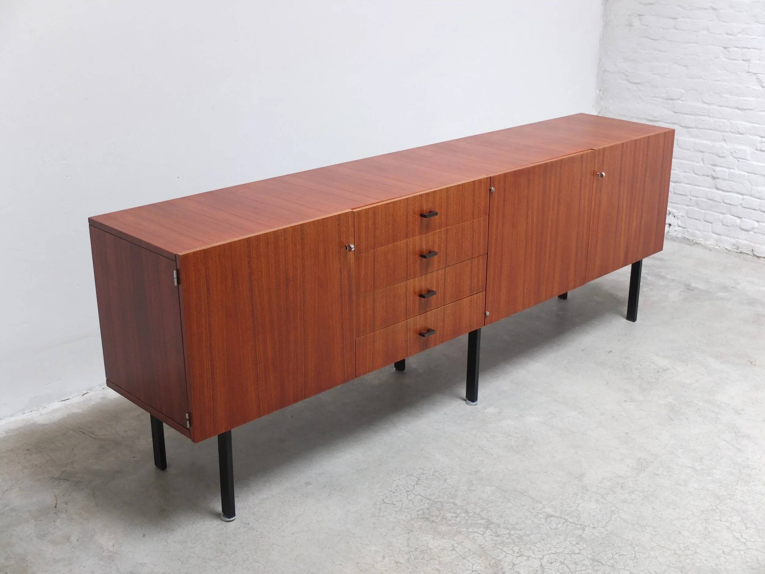 Belgian modernist sideboard by Roger De Winter for E.M.Y., 1960s