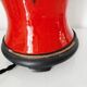 Red ceramic lamp base 53 cm high