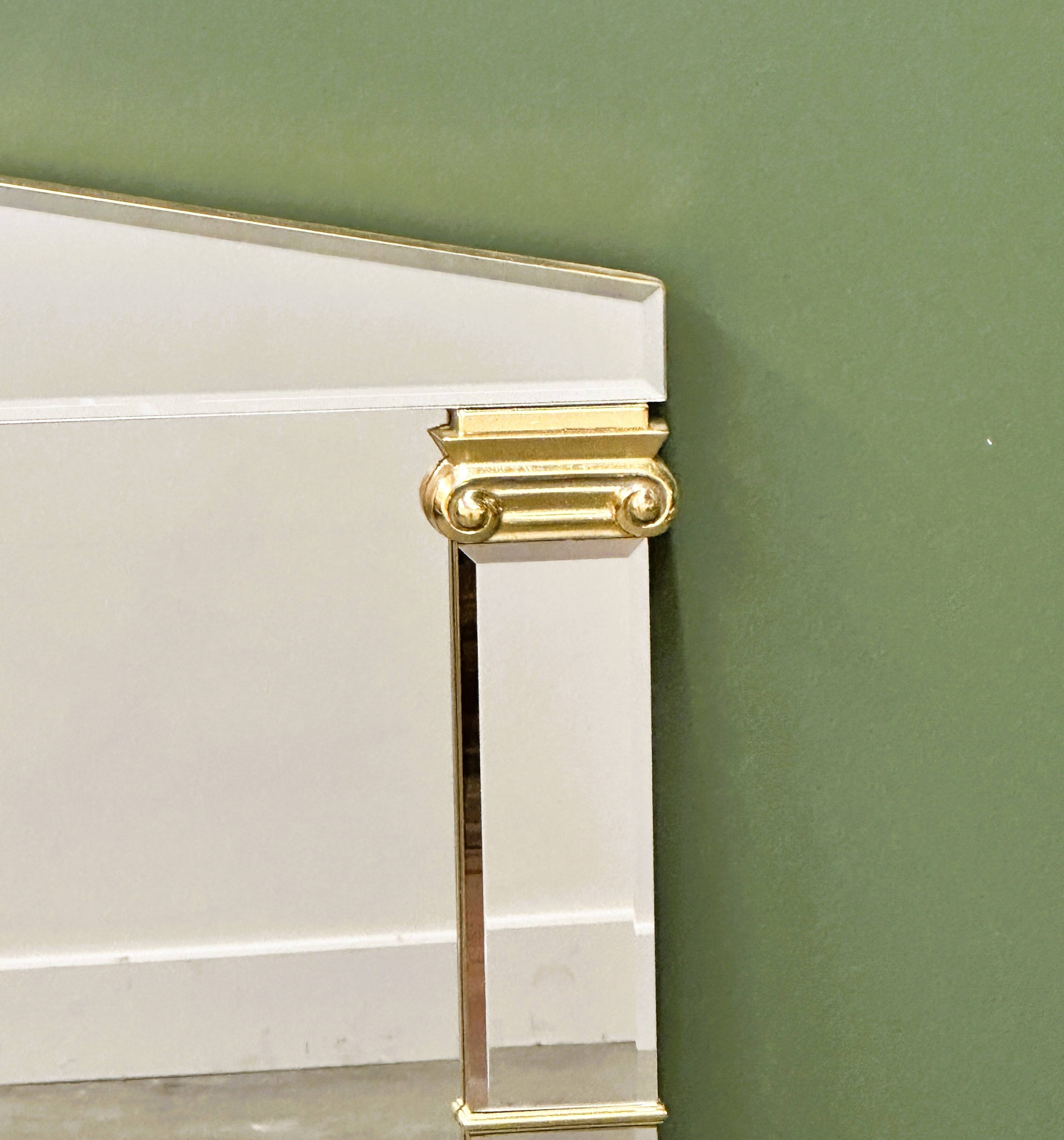 XL Elegant Neoclassical Style Mirror by Deknudt, 1980s. Belgium