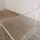 80s plexiglass hi-fi furniture shelf
