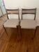 Pair of Scandinavian chairs