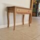 Console en bois brut