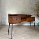 Vintage oak console desk