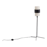 Tripod lamp in granite lucite and lacquered metal. 1950s.