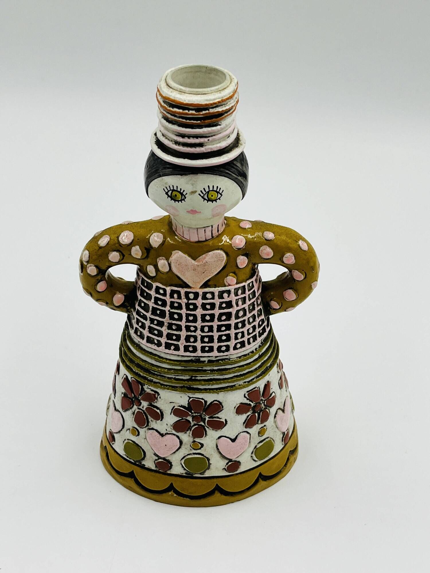 Candle Holder Figurine Paper Mâché Pride Creations – 1960