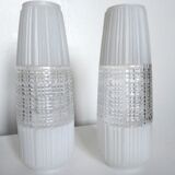 Set of two lamp glasses
