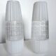 Lot de deux verres de lampe
