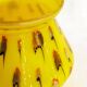 Yellow opaline Art Deco vase