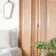 Rattan and cannage screen