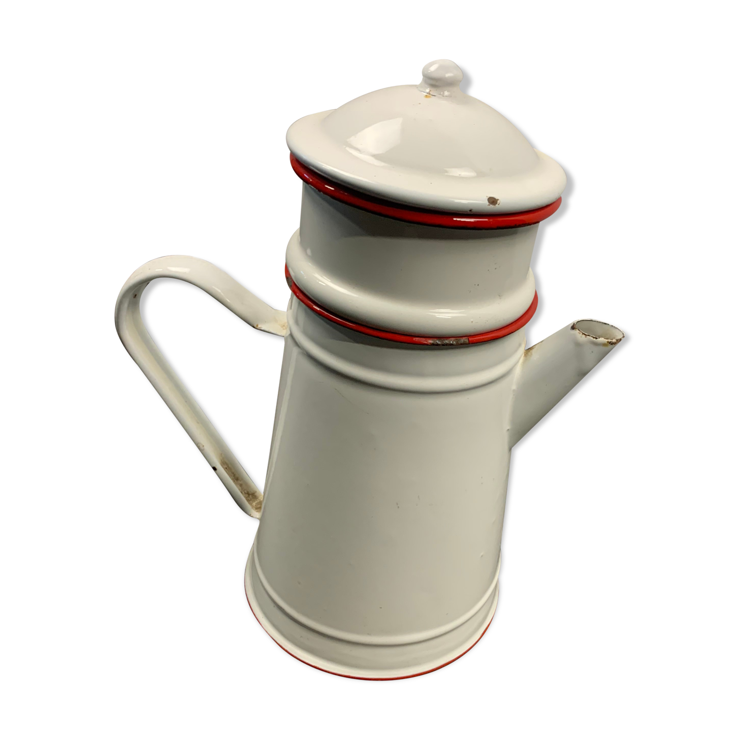 Enamelled coffee maker