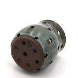 Ceramic pot for draining the cutlery of Jeanne and Norbert Pierlot