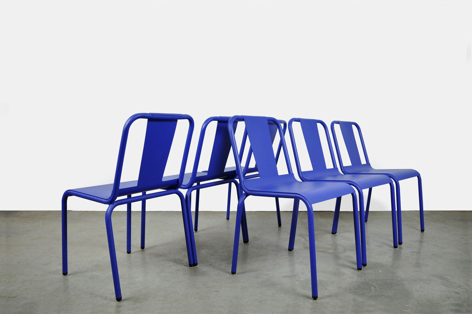 Set of 6 design chairs by Isi Design Group produced by Isimar 2000 Spain
