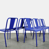 Set of 6 design chairs by Isi Design Group produced by Isimar 2000 Spain