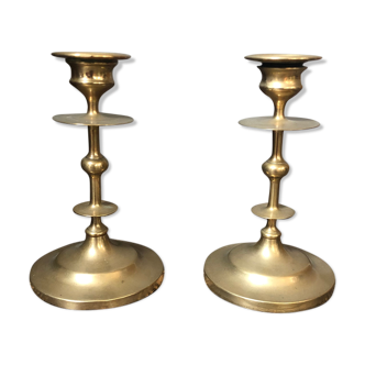 Pair of candle holders