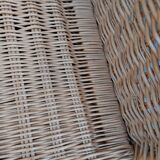 Rattan armchair manufacture 1950 large model
