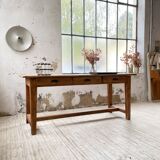 Oak island farmhouse table 2m