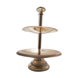 2 silver metal compartments