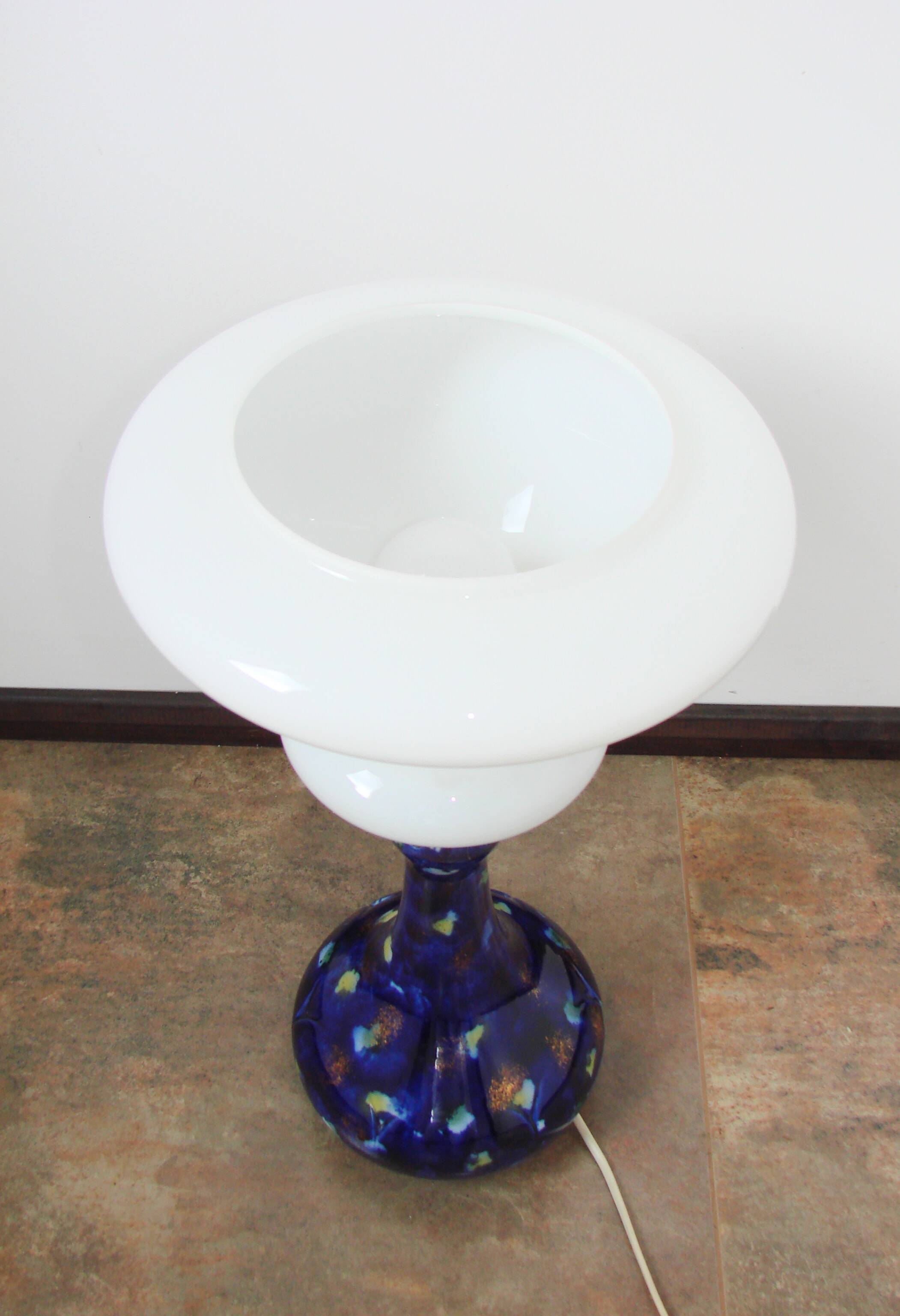 Lampe de table 'Ciel nocturne' de l'ère spatiale, années 1960 – style Wallendorf
