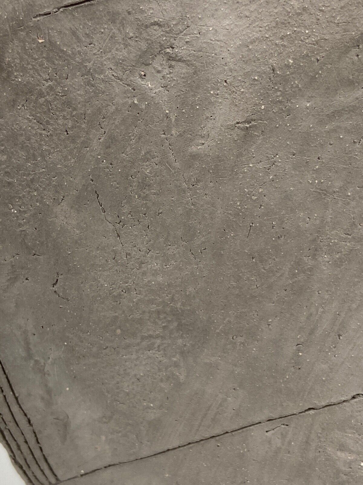 Earth vase by clement fond noir 1980