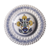 DECORATIVE DISH "DECOR VASE AND FLOWERS"