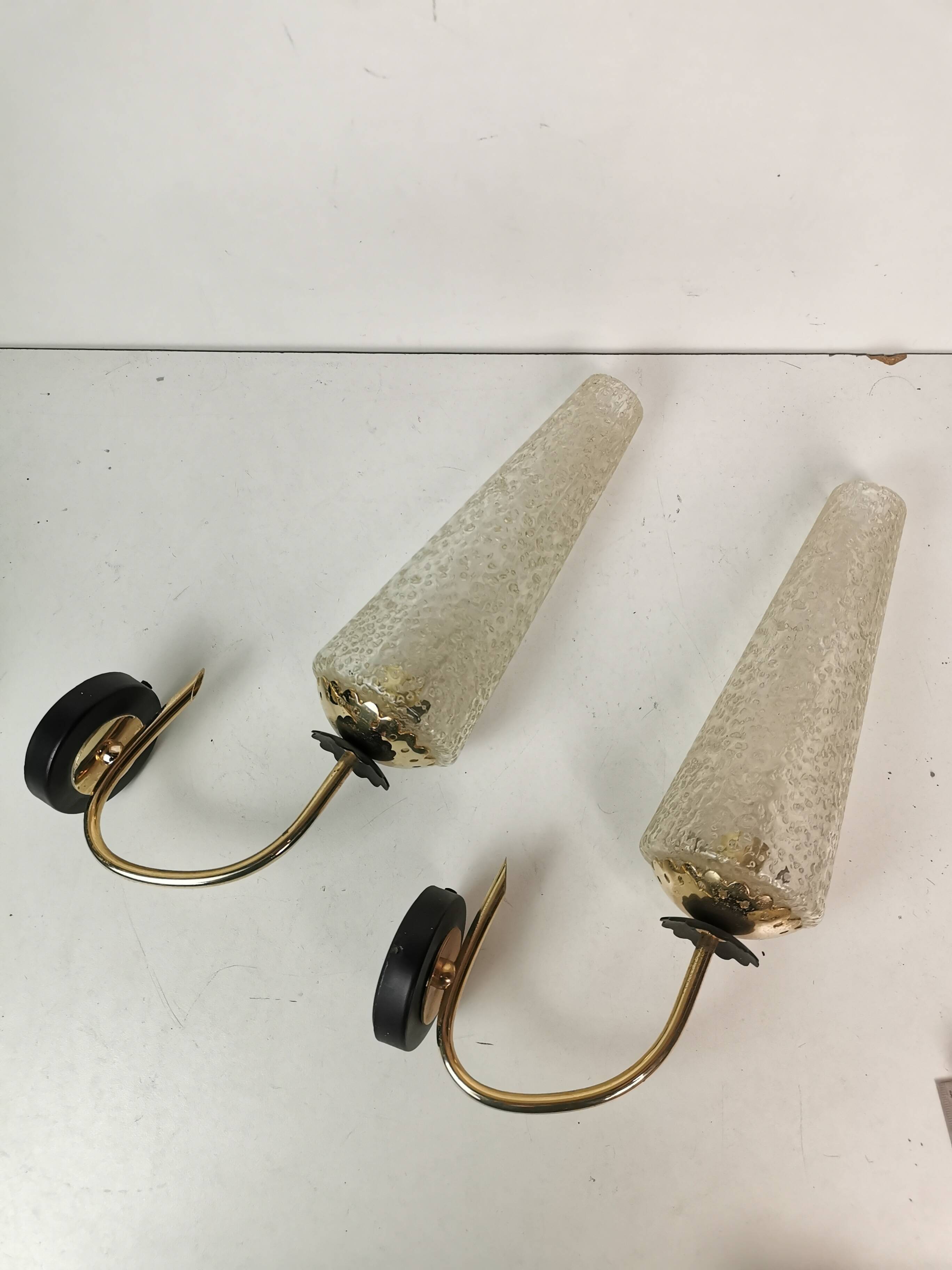 Pair of vintage wall lights
