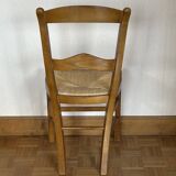 Cherry wood dining chairs
