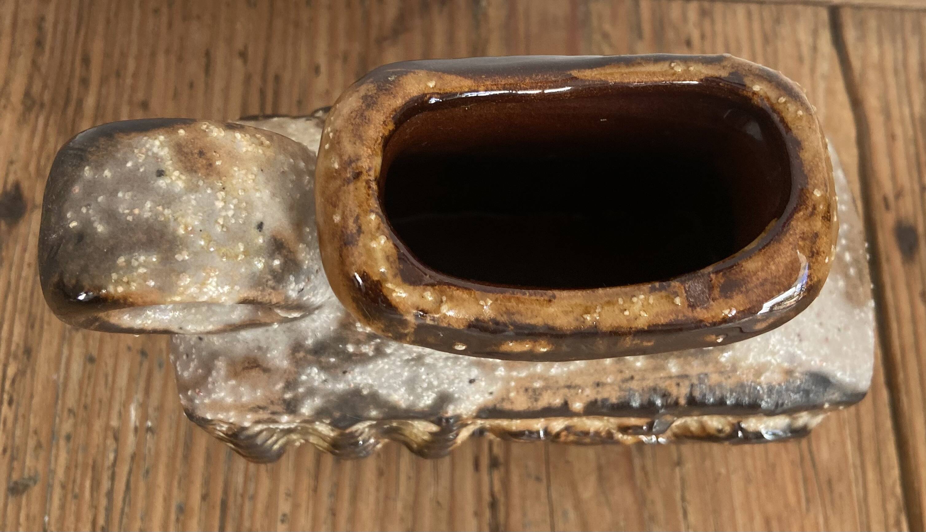 Ceramic vase "Cartens Tönnieshof" West Germany 1960s