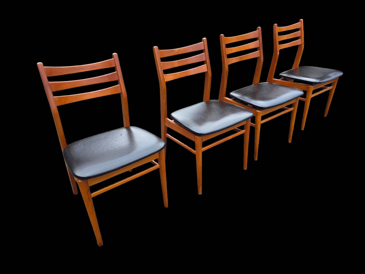 4 Scandinavian chairs from the 1960s